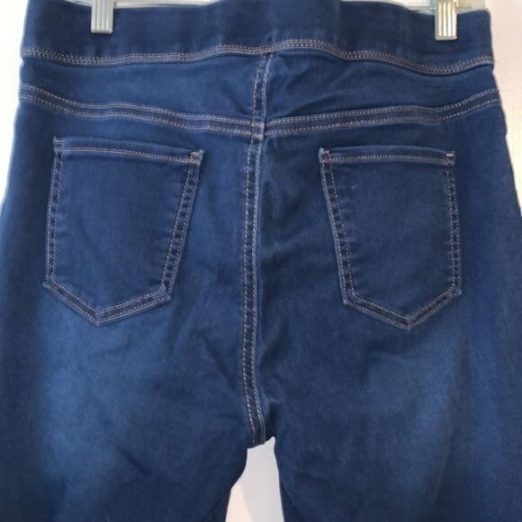 Gloria Vanderbilt Amanda Classic Tapered Jeans Size 12 Average Fit Dark Blue Str - Picture 9 of 12